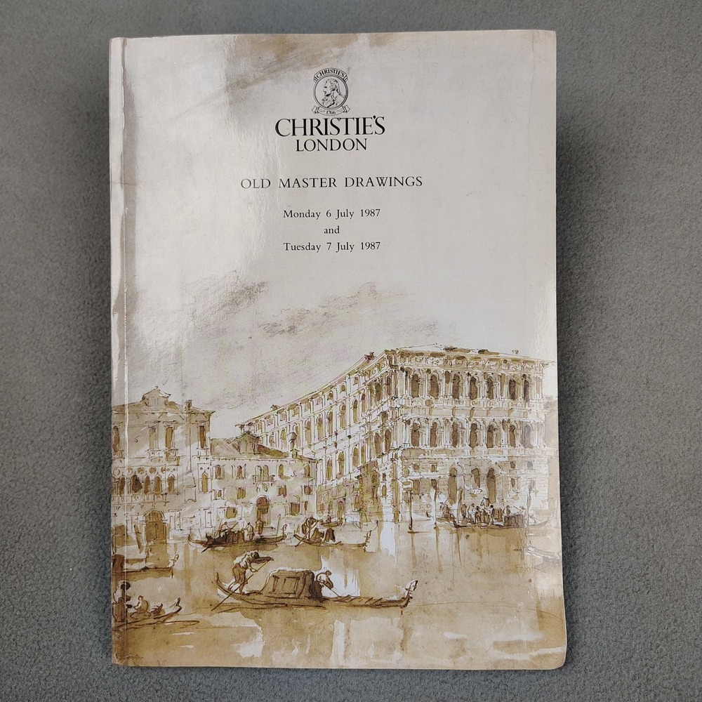 Christie London Old Masters Drawings Auction Catalog July 1987‎ Art Fold Outs EC